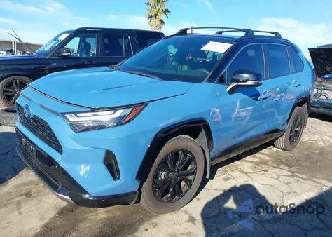 2022 Toyota Rav4 Hybrid Xse from USA, damaged, VIN JTME6RFV9ND528633